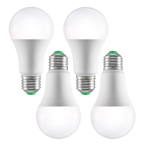 VEVOR Smart Light Bulbs, 4-Pack, 9W Multicolor LED Bulbs, 800 Lumens with Smart Control Compatibility for Vera, Google Assistant, Amazon Alexa, i